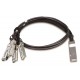 Planet CB-QSFP4X10G-1M, metalický spojovací kabel QSFP+ 40Gb/s na 4x SFP+ 10Gb, délka 1m