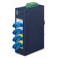 Planet IFB-244-MLC optický bypass switch, 4xLC multimode, dual 9-48VDC/24VAC, -40 +75°C