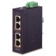 Planet IPOE-260 PoE průmyslový injektor, 2x port, 4x1Gb, 2x 802.3at 36/72W, DIN, IP30, -40~75°C, dual power 48-56VDC