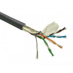 PLANET kabel FTP, drát, 4pár, Cat 5e, PE venkovní, Planet Elite, Dca (balení 1km)