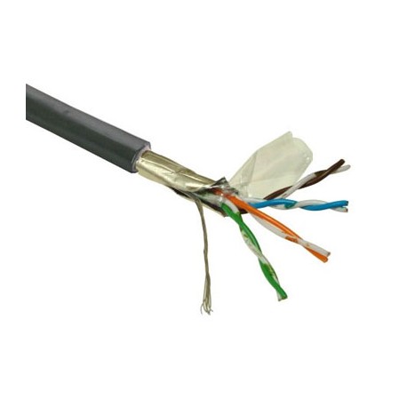 PLANET kabel FTP, drát, 4pár, Cat 5e, PE venkovní, Planet Elite, Dca (balení 1km)