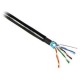 PLANET kabel FTP, drát, 4pár, Cat 5e, PE+PE venkovní dvouplášť, Planet Elite, Dca (balení 305m)
