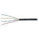 PLANET kabel UTP, drát, 4pár, Cat 6, PE venkovní, Dca, balení 305m