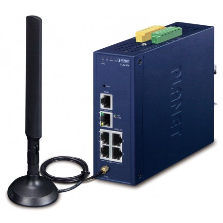 Planet LCG-300 IoT LoRaWAN průmyslová brána, 5x LAN 1Gb, DIN, IP30, -40/+75C, 9-54VDC