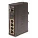 Planet průmyslový PoE/LAN extender, 1xPoE-in, 4xPoE-out 60W, 802.3bt/at/af, Gigabit, IP67, ESD+EFT, -40~75°C