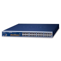 Planet UPOE-1600G Ultra PoE++ injektor, 16 portů, Gigabit, IEEE 802.3bt ＜600W (60W/port), scheduler+watchdog
