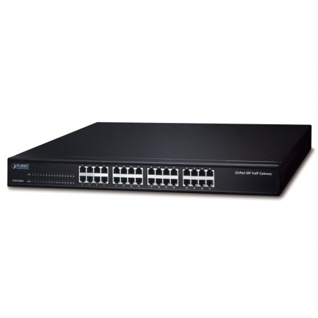 Planet VGW-3220FS VoIP gateway, 32x FXS, SIP, CallerID, Fax, Hotline, firewall, SNMP, SSH/TLS, QoS