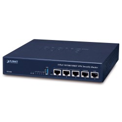 Planet VR-100 Router/firewall VPN/VLAN/QoS, 2x WAN (SD-WAN), 3x LAN
