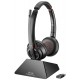 Poly Savi 8220 - Savi 8200 series - náhlavní souprava - náhlavní - DECT / Bluetooth - bezdrátový