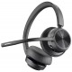 Poly Voyager 4320 UC Stereo USB-A Headset +BT700 USB-A Adapter +Charging Stand