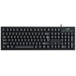 POŠKOZENÝ OBAL - GENIUS KB-100/ Drátová/ Copilot/ USB/ černá/ CZ+SK layout