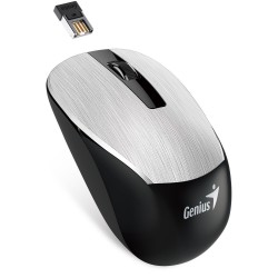POŠKOZENÝ OBAL - GENIUS NX-7015/ 1600 dpi/ Blue-Eye senzor/ bezdrátová/ stříbrná