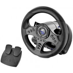 POŠKOZENÝ OBAL - SUPERDRIVE Sada volantu a pedálů SV450/ PS4/ Xbox One/ Xbox Series X/S / Nintendo Switch/ PC