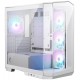 POUŽITÉ - MSI skříň MAG PANO M100R PZ White/ bez zdroje/ levé a přední sklo/ 4x 120 mm A-RGB fan/ 1x USB-C/ 1x USB3.2/ ...