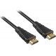 PremiumCord HDMI High Speed + Ethernet kabel/ zlacené konektory/ 25m/ černý