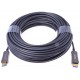 PremiumCord HDMI optický fiber High Speed + Ethernet kabel/ 4K@60Hz/ M/M/ zlacené konektory/ 100m/ černá