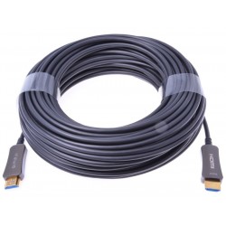 PremiumCord HDMI optický fiber High Speed + Ethernet kabel/ 4K@60Hz/ M/M/ zlacené konektory/ 40m/ černá