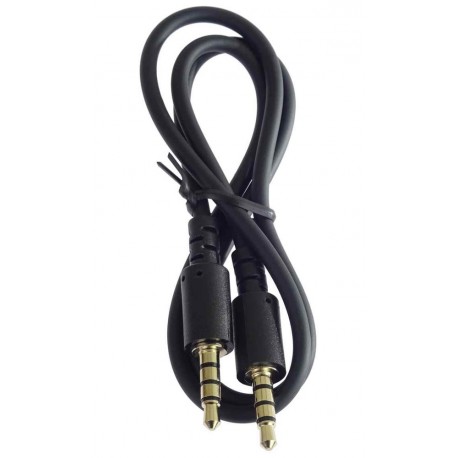 PremiumCord Kabel Jack 3.5mm 4 pinový  M/M 2 m pro Apple iPhone, iPad, iPod