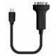 PremiumCord Konvertor USB 3.1 (typ C) na RS232/ 20cm/ černý