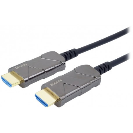 PremiumCord Ultra High Speed HDMI 2.1 optický fiber kabel 8K@60Hz,zlacené 15m