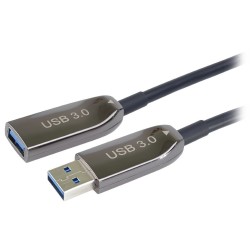 PremiumCord USB 3.0 prodlužovací optický AOC kabel A/Male - A/Female  25m