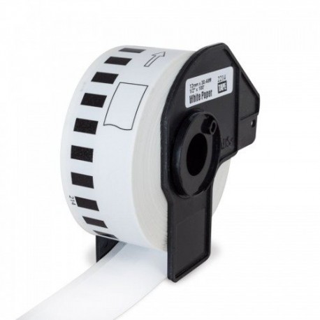 PRINTLINE kompatibilní etikety s Brother DK-22214, papírová role 12 x 30,48m