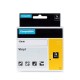 PRINTLINE kompatibilní páska s DYMO 1805420, 19mm, 5.5m, bílý tisk/zelený podklad, RHINO, vinylová