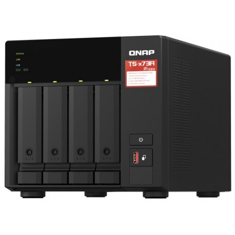 QNAP TS-473A-8G   4x SATA, 8GB RAM, 2x M.2 NVMe slot, 2x 2,5GbE, 2x PCIe, 4x USB