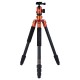 Rollei Stativ C5i / 20827/ Zátěž 8kg/ Vytažený 159 cm/ Hliník/ Oranžový