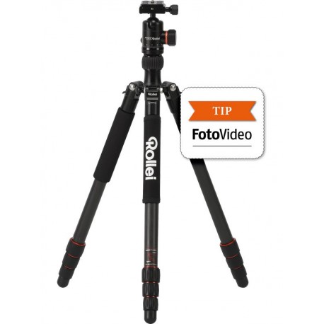 Rollei Stativ C5i Karbon/ 22610/ Zátěž 8kg/ Vytažený 157,5 cm/ Karbon/ Černý