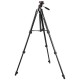 Rollei Stativ Compact Traveler Star S1 / Zátěž 2kg/ Vytažený 125cm/ Černý