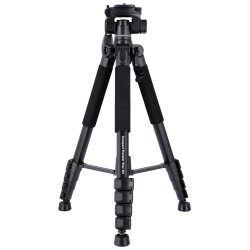 Rollei Stativ Compact Traveler Star S4 / Zátěž 5kg/ Vytažený 160cm/ Černý
