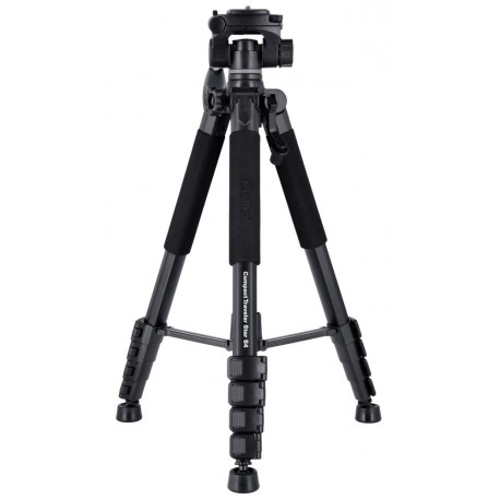 Rollei Stativ Compact Traveler Star S4 / Zátěž 5kg/ Vytažený 160cm/ Černý
