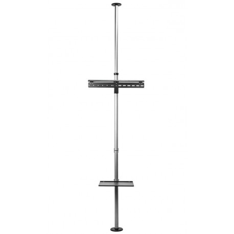 ROZBALENÉ - NEDIS držák/stojan na TV/ 37 - 70"/ nosnost 30 kg/ otočný/ nastavitelné výšky/ Full motion/ ocel/ černo-stříb...