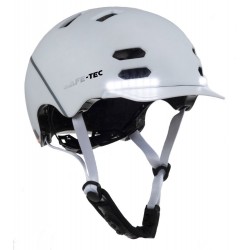 SAFE-TEC Chytrá Bluetooth helma/ SK8 White M
