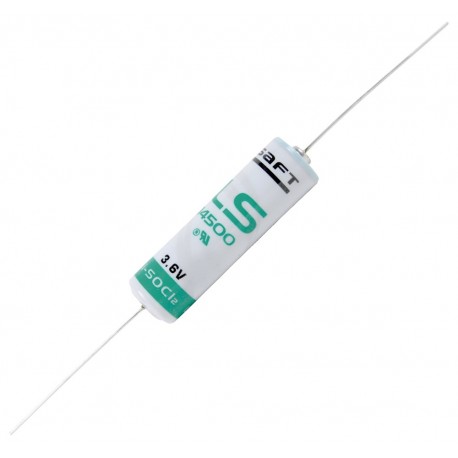 SAFT LS 14500 CNA lithiový článek 3.6V, 2600mAh, s drátkovými vývody