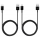 Samsung Kabel USB/USB-C 1,5m (sada 2ks) EP-DG930MBEGWW černý