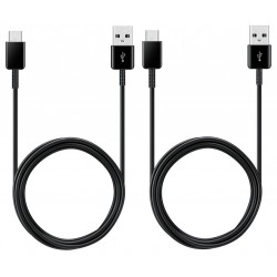 Samsung Kabel USB/USB-C 1,5m (sada 2ks) EP-DG930MBEGWW černý