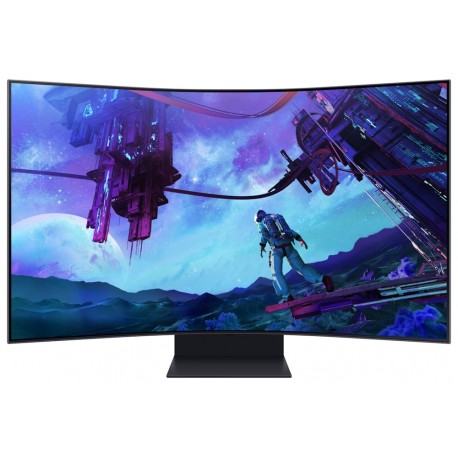 Samsung Odyssey Ark G97NC 55" /Prohnutý/3840x2160/16:9/VA/1ms/165Hz/Jack/HDMI/DP/USB/LAN/WiFi/BT/PIVOT/VESA/Repro