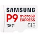 SAMSUNG P9 Express microSDXC 512GB / CL10 UHS-I U3 / A1 / V30