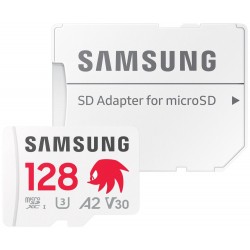 SAMSUNG PRO Plus Sonic the Hedgehog™ microSDXC 128GB + SD Adaptér / CL10 UHS-I U3 / A2 / V30