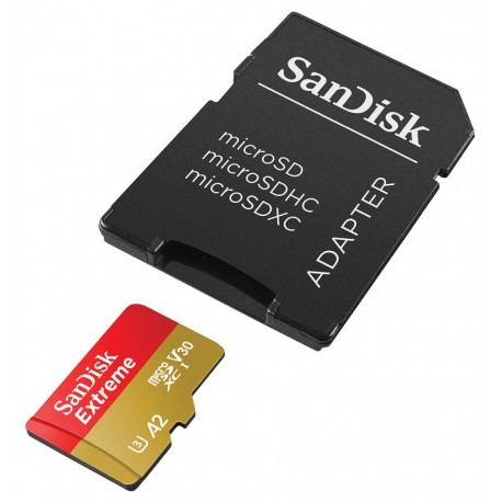 SanDisk Extreme 128GB microSDXC / CL10 UHS-I  / U3 / V30 / vč. adaptéru