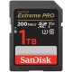 SanDisk Extreme PRO 1TB SDXC / UHS-I, Class 10, U3, V30 /  up to 200MB/s & 140MB/s Read/Write / + 2 years RescuePRO
