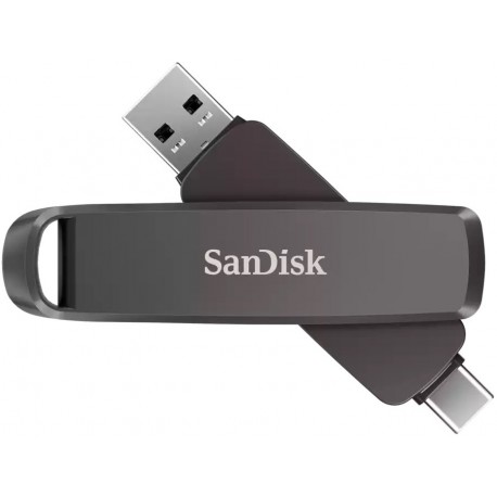 SanDisk Extreme PRO Dual Drive 512GB / USB Type-C + USB Type-A / USB 3.2 Gen 1 / kov / černá
