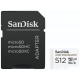 SanDisk High Endurance microSDXC 512GB / C10, U3, V30 / Full HD / 4K videos / dash cams & home monitoring / + SD Adaptér