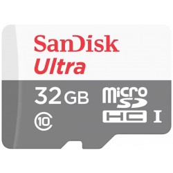 SanDisk Ultra 32GB microSDHC / CL10 UHS-I / Rychlost až 100MB/s