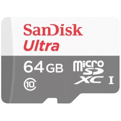 SanDisk Ultra 64GB microSDXC / CL10 UHS-I  / Rychlost až 100MB/s