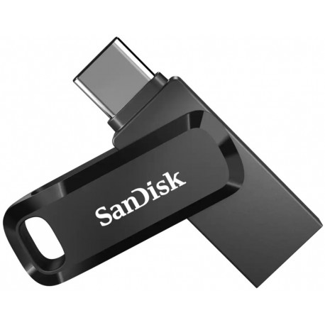 SanDisk Ultra Dual Drive Go 128GB / USB Type-C + USB Type-A / USB 3.2 Gen 1 / černá