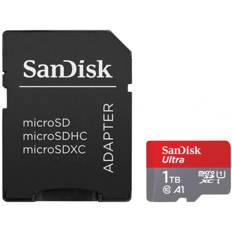 SanDisk Ultra microSDXC 1TB / A1 Class 10 UHS-I / up to 150MB/s / + SD adaptér