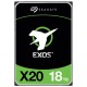 SEAGATE Exos X20 18TB HDD / ST18000NM000D / SAS / 3,5" / 7200 rpm / 256MB / 512E/4KN